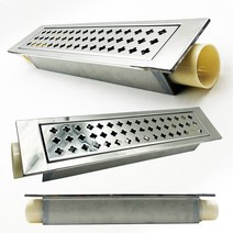음식점 식당 주방 그리스트랩 이음관 올스텐 트렌치 1번 50파이, 8번 ] 2000 x 110 75파이, 1개
