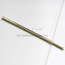 발레바 스트레칭바 발레봉 무용바 단단한 황동 긴 사각형 막대 스틱 3x140mm(2037c), 금도금-1개