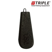 트리플 주물 고리봉돌 선상봉돌 바다낚시 추 쇠추 싱커 한국낚시, 100호(1개)