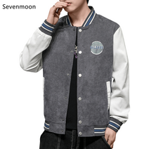 Sevenmoon 여름남자 데일리 경박스럽다 오버핏 간략하다 도안 재킷 코트