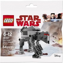 Lego 스타워즈: 라스트 제다이 퍼스트 오더 헤비 어썰트 워커 (30497) 포장, 한개옵션0