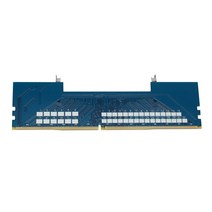 Youmine 전문 노트북 DDR4 SO-DIMM-데스크탑 DIMM 메모리 RAM 커넥터 어댑터 데스크탑 PC 카드 변환기, 파란색