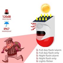 태양광센서등 투광기 led투광기 외등야외 태양열 전원 적외선 모션 센서 감지기 사운드 사이렌 스트로브, 01 CT80D