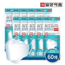 일양약품 편한숨 오디널 황사방역마스크 KF94 (대형) 60개