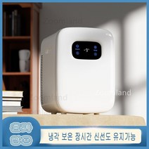 미니 냉장고 20L 화장품 냉장고 무소음 차량용 사무실용 휴대용, 화이트