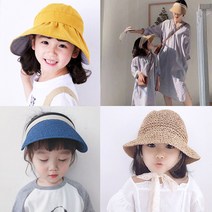 아동 썬캡 여름모자 돌돌이모자