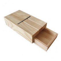 GHSHOP 2x 소나무 나무 양초 비누 덩어리 커터 베벨러 대패 peactical 비누 절단 도구 수제 diy 생일 선물 촛불 만들기, 18.6x10.3cm, 나무