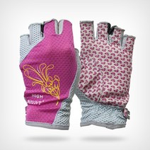 와플 콤비 반장갑 / 등산 여자 남자 장갑 여름 손가락, 남-곤색