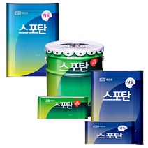 KCC페인트 우레탄 옥상방수페인트 스포탄/모노탄 대용량, 스포탄 하도 투명, 14kg, 1개