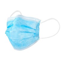 Clean Tek 블루 일회용 이어루프 페이스 마스크 - 3중 여과 17.8 x 9.5cm(7 3 3/4인치) 1000개 박스, Blue_3-layer Filtration