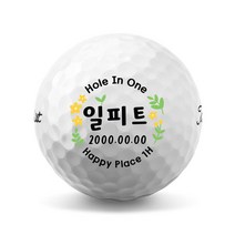 18 봄 디자인 골프공 마킹 이름 로고 이니셜 커스텀 인쇄 제작 (6구), 브리지스톤 투어 B XS 6구 화이트, A