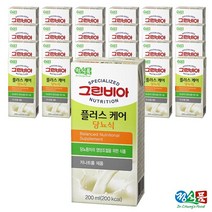 그린비아 플러스케어 당뇨 200mlx24팩 당뇨환자 당뇨식