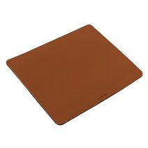 코네보 가죽 마우스 패드 논슬립 천연고무 생활방수 세척가능 데스크 인테리어 250X200X3.5mm, 브라운, 1개