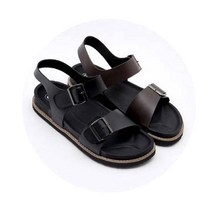 국산 남자 샌들 여름 남성 가죽 센달 슬리퍼 DF