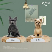 [브이펫] [마이페피] 반려동물 주문제작 피규어 프리미엄 + 하단케이스