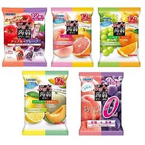 오리히로 푸룬과 곤약 젤리 파우치 5종 세트