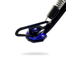 야마하 NMAX 엔맥스125 155 튜닝 사이드스탠드클립 말발굽 발판 L250, 블루, 1개