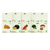 네이쳐그레인 유아용 툭탁 야채 알갱이 5종세트, 감자.단호박.당근.브로콜리.표고버섯, 2세트