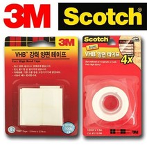 나skswint_3M VHB 4배 강력 양면 테이프 2종 택1 쓰리엠 스캇치 사무 문구 SCOTCH 스카치♥winters, ♥winters롤1포장