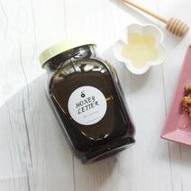 허니레터 밤꿀 2.4kg 천연벌꿀 자연산꿀 양봉꿀 숙성, 1개