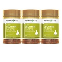 헬시케어 슈퍼 레시틴 1200mg 100캡슐 3개, 150g