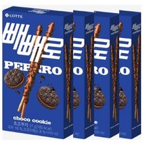롯데 빼빼로 초코쿠키 37g 4개 빼빼로데이 탕비실 어린이집 수능 사무실간식 주전부리 하트, 8개