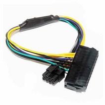 ATX 24Pin Female 마더 보드 8Pin Male for DELL Optiplex 3020 7020 9020 T1700 서버 어댑터 전원 케이블 코드 30cm 1pc, 약 30cm, 한개옵션0