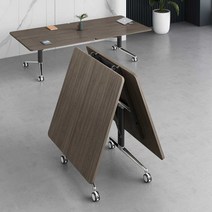 사무용 접이식 테이블 이동식 테이블 폴딩 회의실, 1.2m 테이블