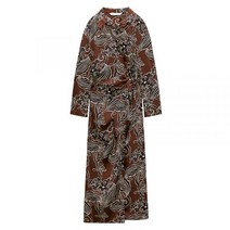 ZARA 프린트 랩 원피스 맥시원피스 드레스 09445853700