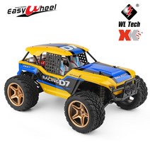 이지휠 WLtoys 1:12 D7 락크롤러 오프로드 4륜구동 45km 빠른 RC카 12402-A