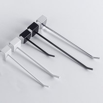 스페이스월 선반 일자 후크 상품 진열대 디피 고리 걸이, 화이트 / 30cm (03-328E), 1개