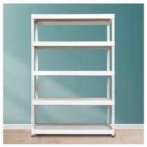 스피드랙 조립식 철제 앵글 선반 5단, 블랙