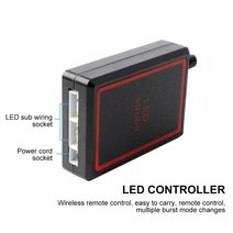 경광등 비상등LED 스트로브 라이트 무선 자동차 비상 점멸등 12V 트레일러 트럭 경찰 경고등 다이오드 램, 03 Blue