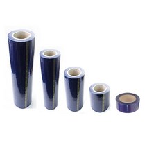 국산 비닐 청색 보호테이프 청랩 보양 점착 테이프 공업용랩 45mic 500mm x 150M (재단가능), 재단, 재단 50mm 10개
