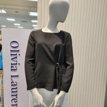 올리비아로렌 스퀘어넥 벨티드 블라우스 VOCNL3S2121