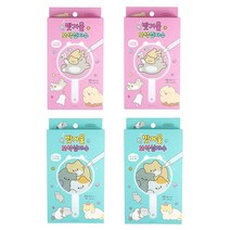 냥냥 거울만들기 보석십자수 4p세트, 민트+핑크, 2세트