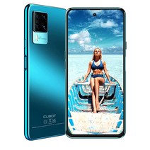 CUBOT 언락 휴대폰 X50 언락 안드로이드 스마트폰 6.15.2cm 펀치 홀 스크린 64MP 쿼드 후면 카메라 8GB/128GB 4G 듀얼 SIM 언락 폰 4500mAh 미국, Green