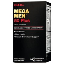 지엔씨 메가맨 50+ 120정 GNC MEGA MEN 50 PLUS 120, 단품