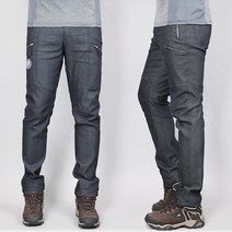 가우리 남성 청 등산바지 AG D6 청 클라이밍 작업복바지