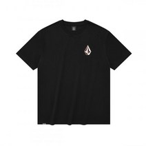 VOLCOM 스톤 시그니처 컴포트핏 티셔츠 블랙
