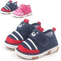 곰돌이 돌아기 유아 여아 남아 걸음마 보행기화 소리나는 삑삑이신발 운동화