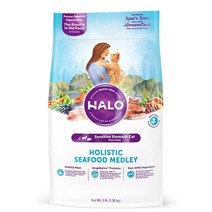 헤일로 센서티브 스토맥 씨푸드 메들리 고양이 건식사료, 2.72kg, 생선