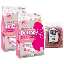 닥터도비 힙앤조인트 스킨앤코트 이지투다이제스트 퍼피앤맘 5kg 2kg 관절강화 피부 장 건강 + 사은품, 3.이지투다이제스트(장건강), 5kg+5kg