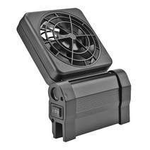 수족관쿨러 냉각 팬 음소거 멀티 앵글 온도 제어 워터 쿨러 농업 물고기 탱크 조정 팬, 우리 1 팬