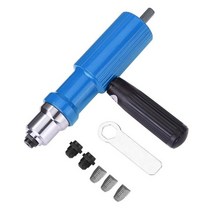 전동 너트 리벳 전동 리벳 건 electric rivet nut gun riveting tool cordless insert riveter adapter kit handheld, 푸른, 협력사