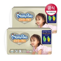 마미포코기저귀 피부온기케어 대40P(여)x2팩