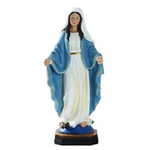 은혜 성물 성모상 수지 카톨릭 축복받은 성자 성모 마리아 동상 공예품 결혼 선물, 없음