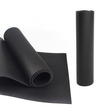 와이드헬스매트 필라테스매트 PVC 운동매트 블랙