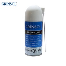 그린솔 투명 다목적 그리스 뿌리는 스프레이형 구리스 윤활 방청 한방에 180도 분사가능 (1EA)