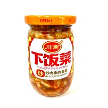 양양중국식품 촨난 하반채 짜차이(병) 중국반찬 330g, 1개